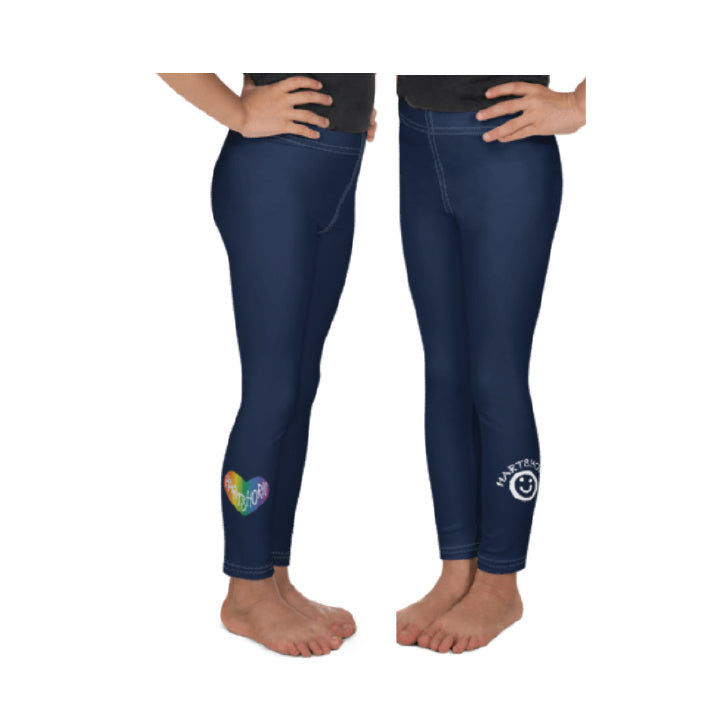 Hartshorn Navy Heart and Smile Leggings