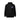Millburn Black Zip-Front Hooded Sweatshirt