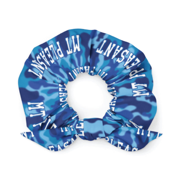 Mount Pleasant WO Camo Bow Scrunchie