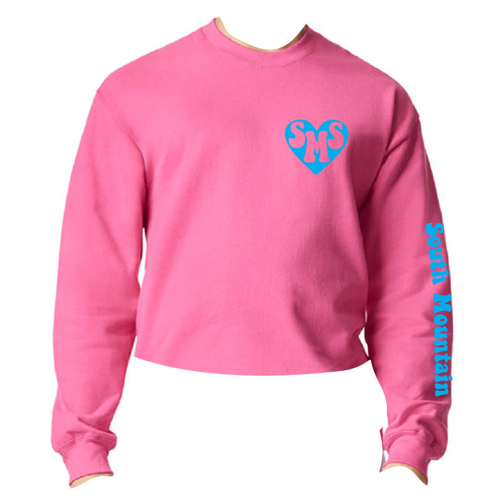 South Mountain Heart Cropped Crewneck Sweatshirt