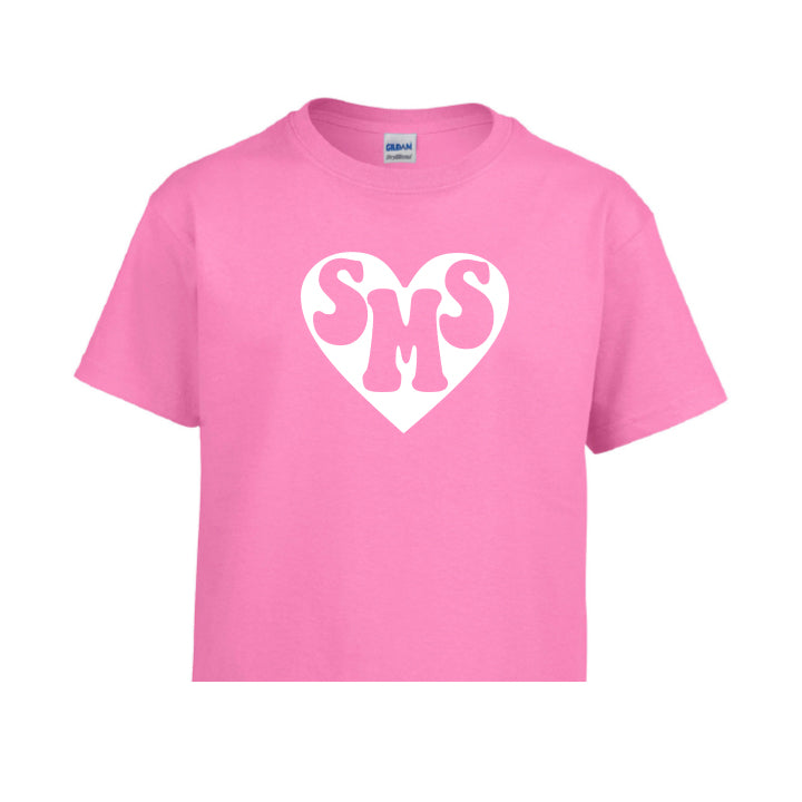 South Mountain SMS Heart Raw Cropped T-Shirt