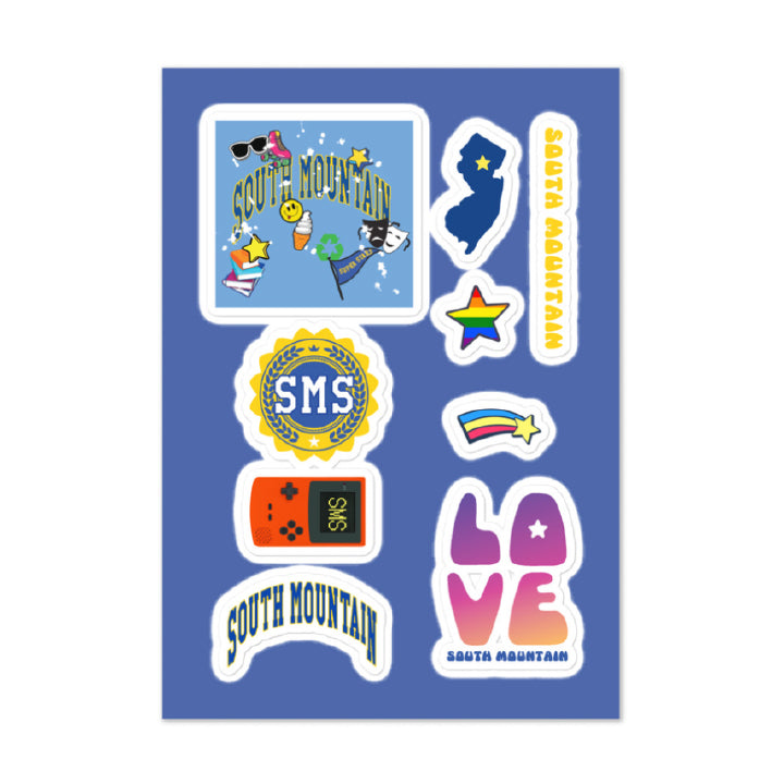 South Mountain Waterbottle Sticker Sheet