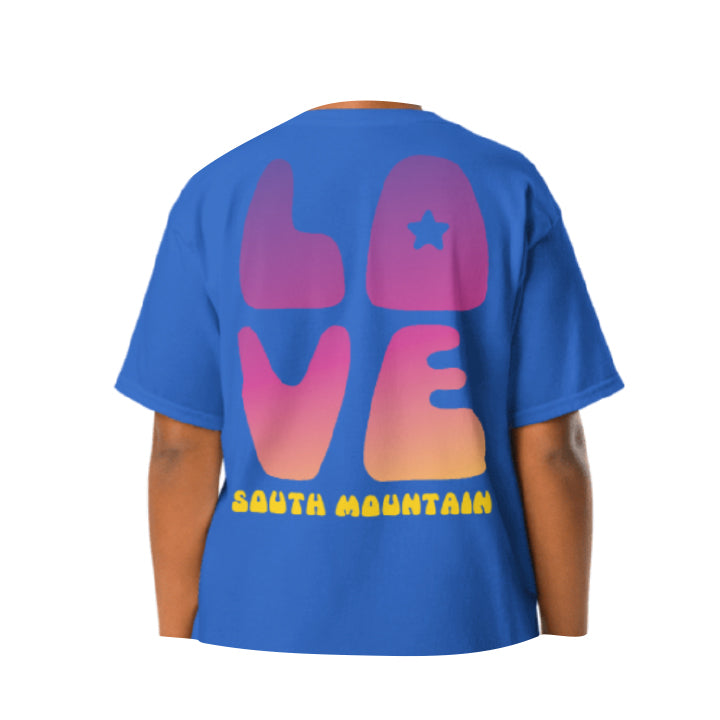 South Mountain Ombre Love Cropped T-Shirt
