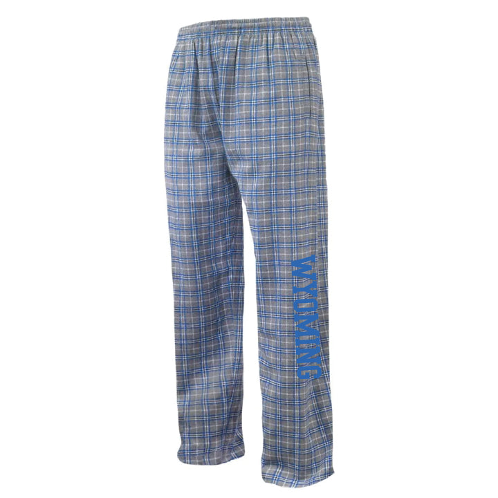 Wyoming Grey & Royal Plaid Lounge Pants