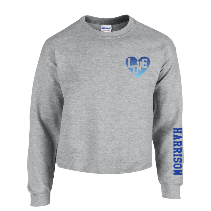 Harrison Cropped Crewneck Sweatshirt